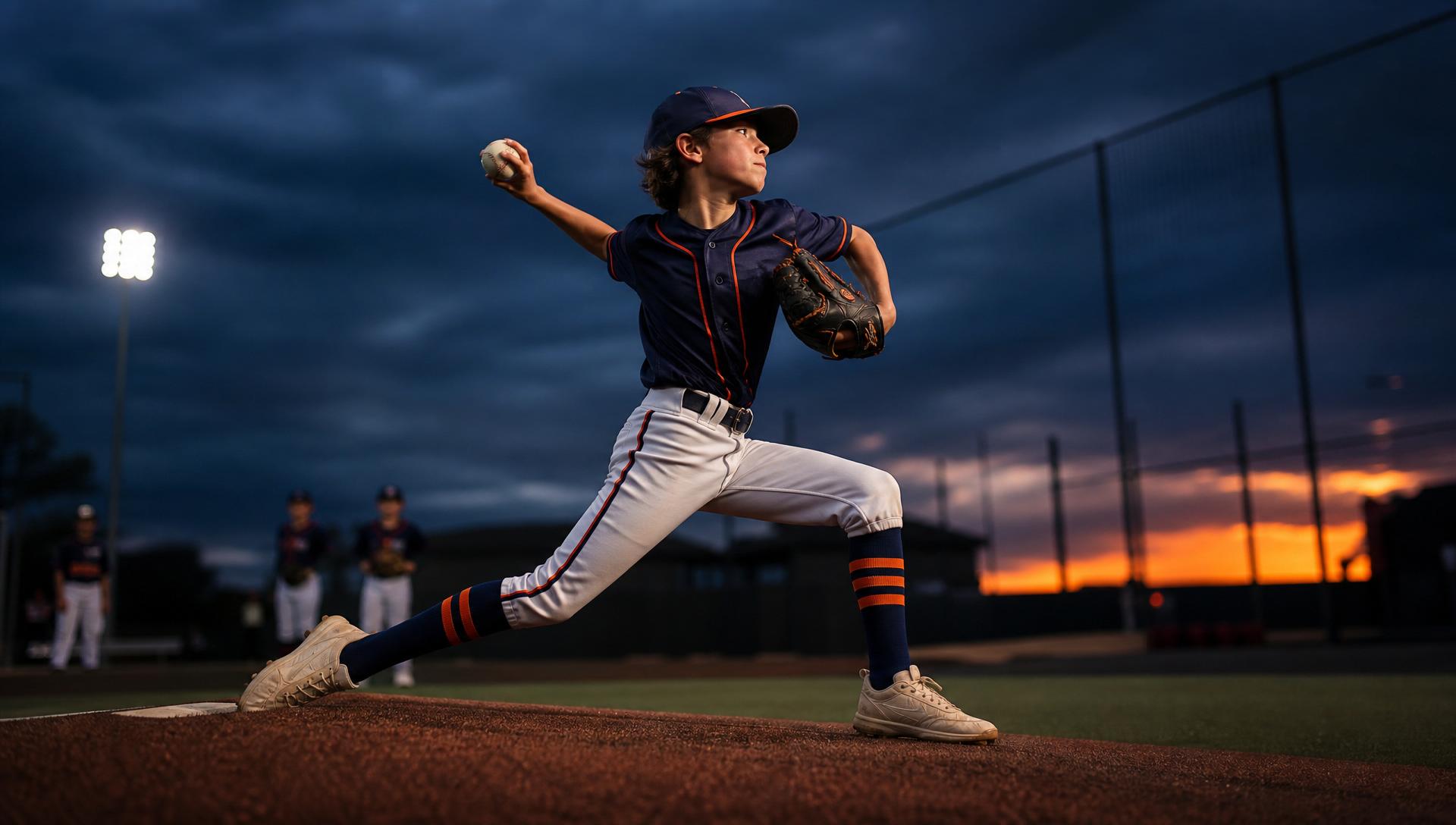 Pitcher releasing a fastball